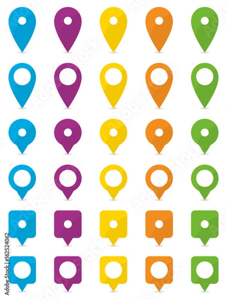 Fototapeta Pins and Pointers