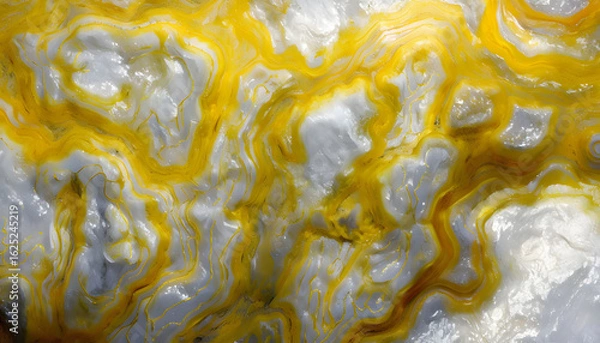 Obraz abstract background of yellow bubbles