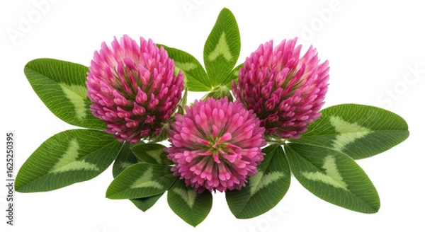 Obraz Isolated Red Clover Flowers