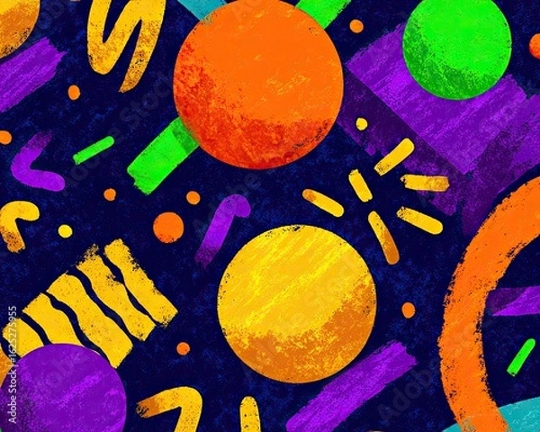 Fototapeta Abstract Colorful Geometric Pattern Design