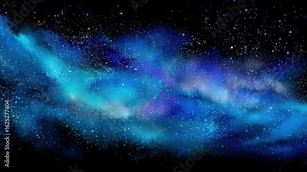 Fototapeta Abstract Colorful Space Nebula Background
