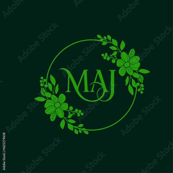 Obraz MAG nature logo design