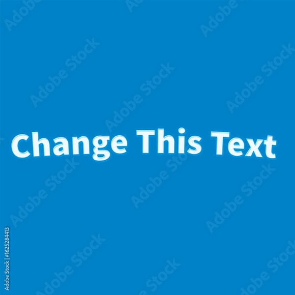 Fototapeta Editable Stylish Text