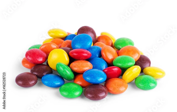 Obraz Closeup Photo Of Multicolored Fruit Flavored Candies