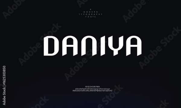 Fototapeta Daniya Elegant alphabet letters font. Classic Modern Serif Lettering Minimal. Typography and number decoration fonts for branding, wedding, logo.