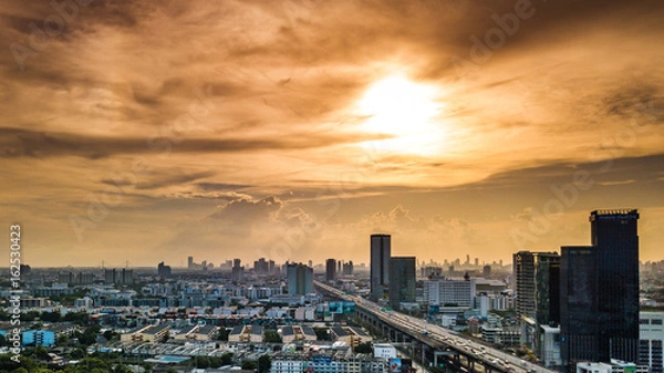 Obraz Before Urban Sunset