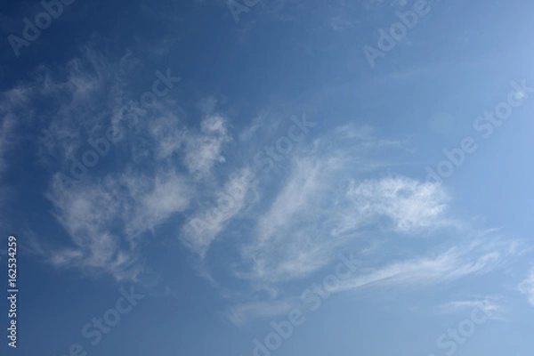 Fototapeta 青空と雲「空想・雲のモンスターたち（出現しはじめた龍などのイメージ）」昇天、昇る、成功、飛翔、舞うなどのイメージ