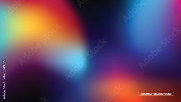 Fototapeta Vibrant abstract background with a blend of colorful gradients.