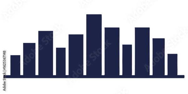 Fototapeta business graph with arrow