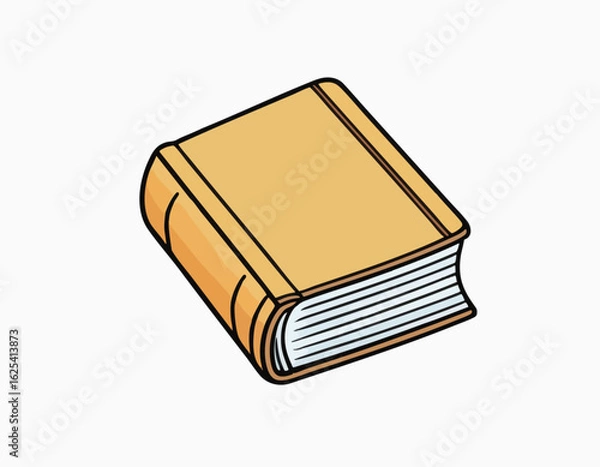 Obraz Vector style book on white background