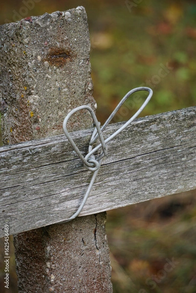 Obraz cross on the stone