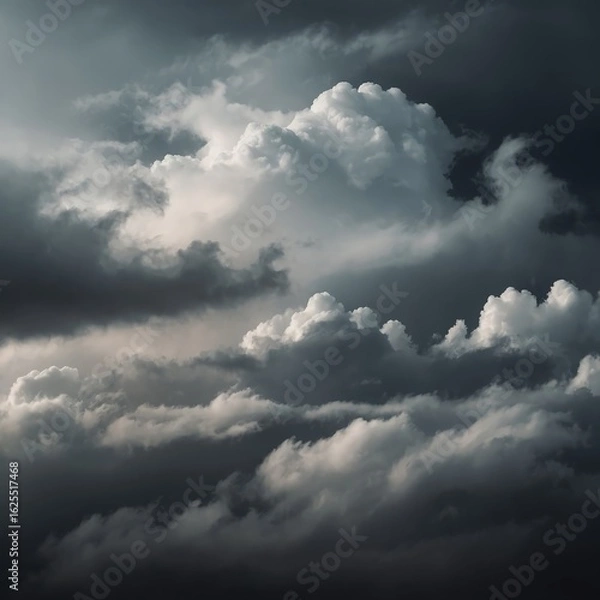 Obraz Cloudy Gray Abstract Background for Moody Designs