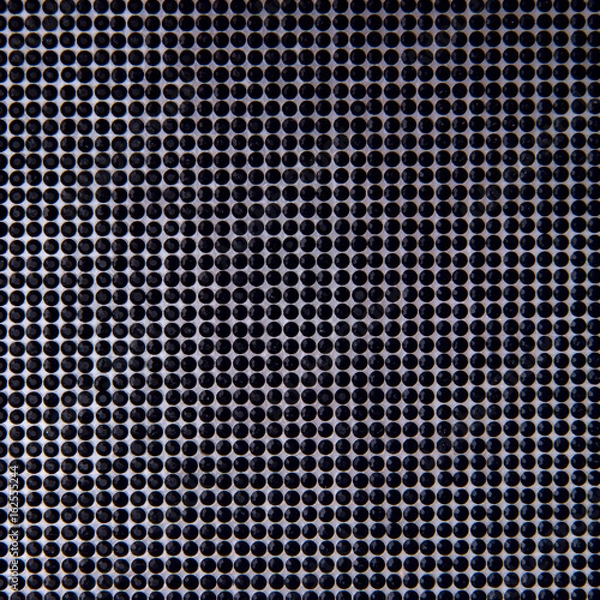 Fototapeta Canvas of black rhinestones. Background.