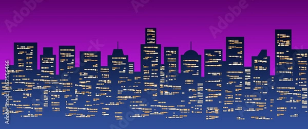 Fototapeta City lights