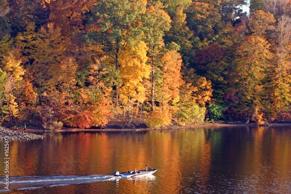Obraz spaść do jeziora