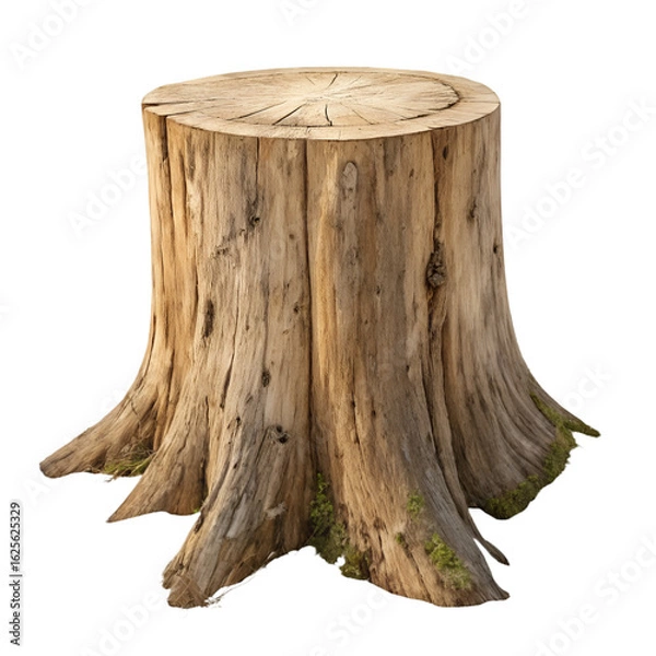 Obraz Tree Stump Cut Flat
