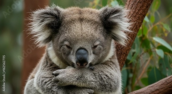 Fototapeta Sleepy Koala Close-up