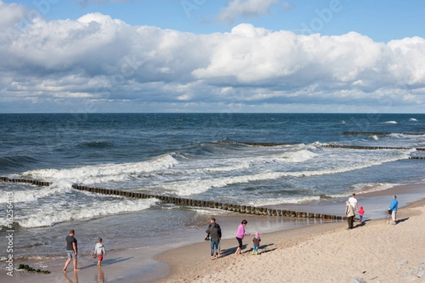 Obraz Widok plaży w Ustroniu Morskim