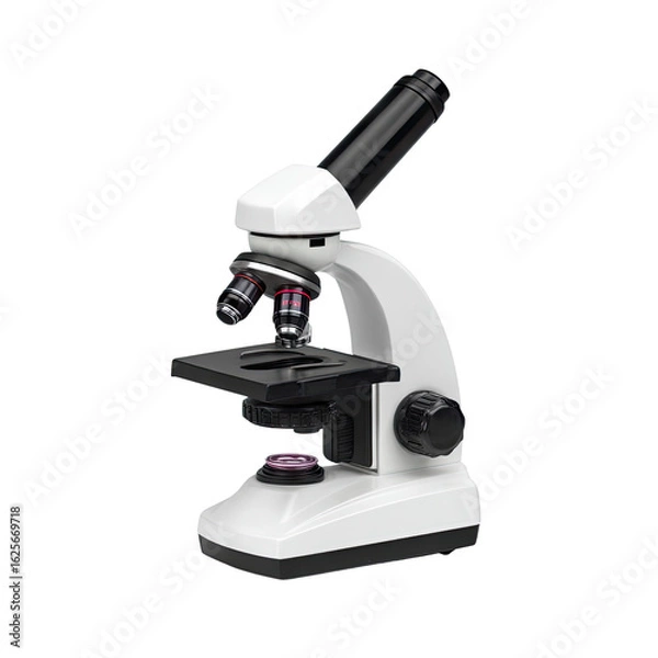 Fototapeta High-Quality Laboratory Microscope with Adjustable Magnification for Scientific Experiments and Educational Purposes