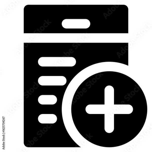 Obraz Add Document File Icon Vector