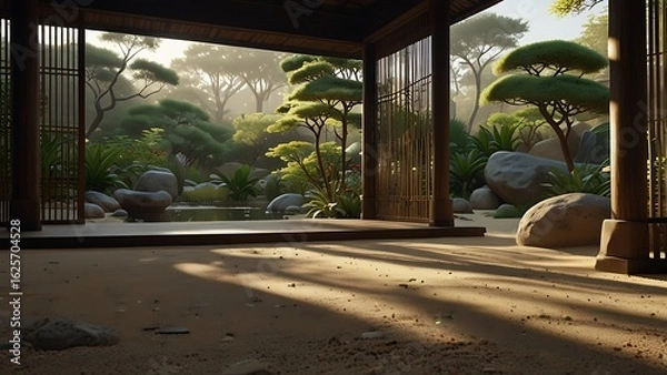 Obraz Digital Zen Garden