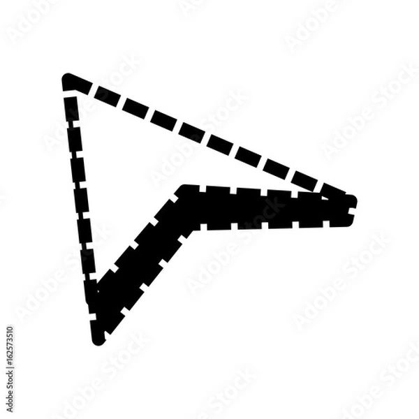 Fototapeta isolated web arrow