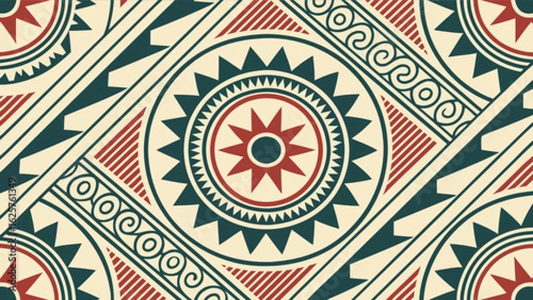 Fototapeta Aztec art