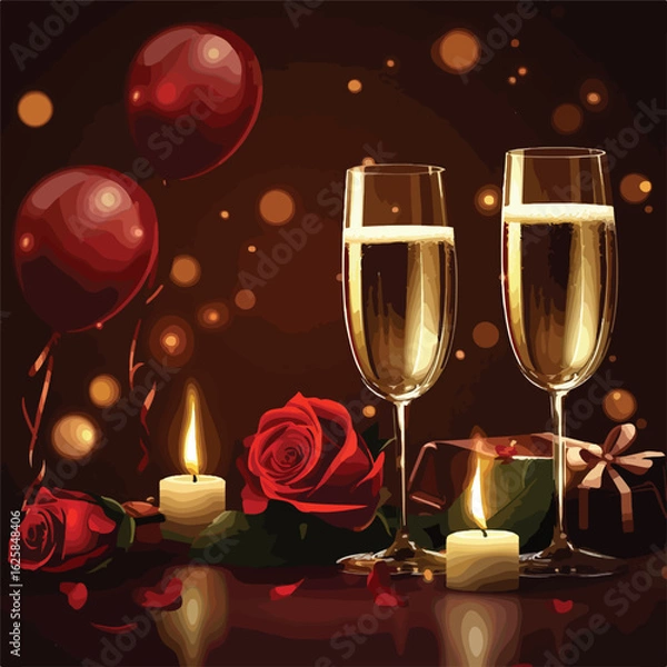 Obraz Valentine's Celebration Essentials