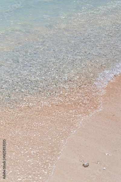 Obraz 白い砂浜とサンゴ