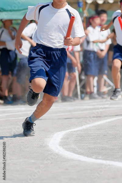 Obraz バトンリレー