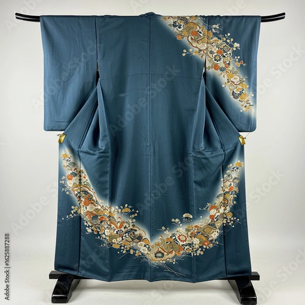 Obraz wedding rings on silk