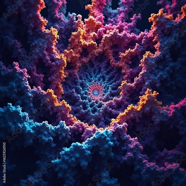 Fototapeta fractal realms abstraction