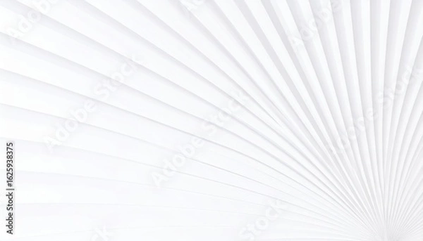 Fototapeta Abstract White Geometric Background Design