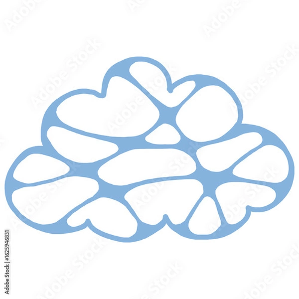 Fototapeta Doodle Cloud 32