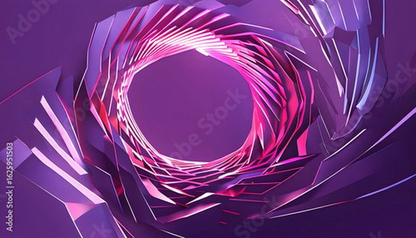Obraz abstract background with glowing lines
