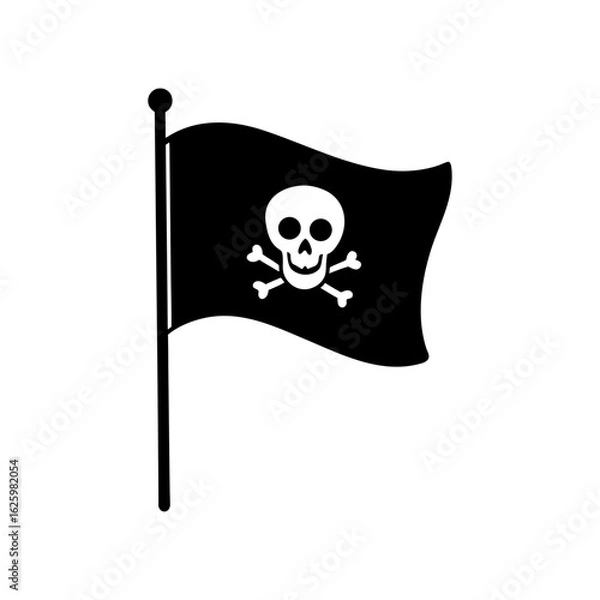 Obraz jolly roger pirate flag