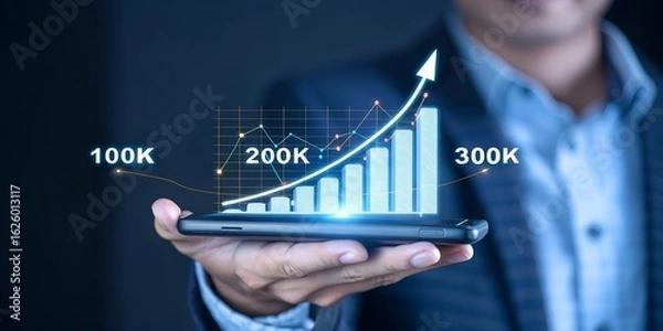 Obraz Boost Your Business with 100K to 300K Growth Insights