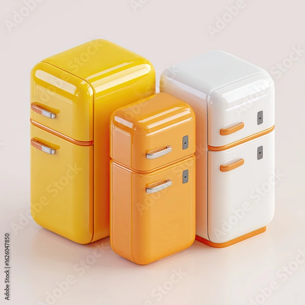 Obraz Retrofuturistic Refrigeration