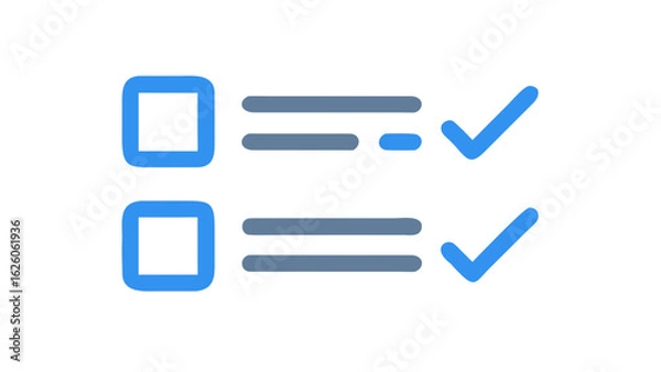 Obraz Checking list 