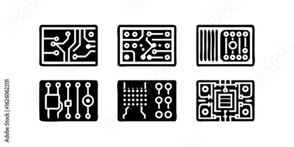 Obraz Technology advance circle chip