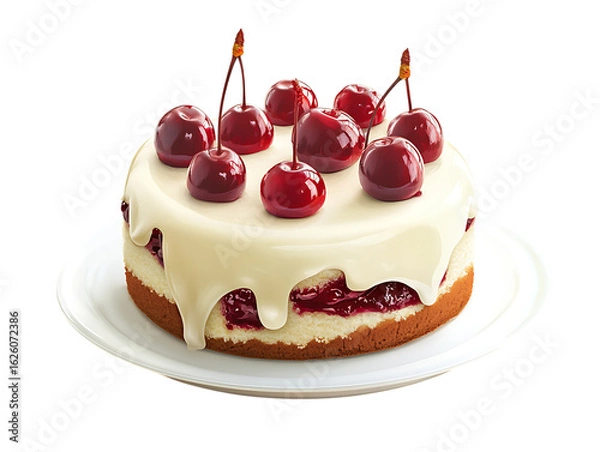 Obraz  cake with cherry