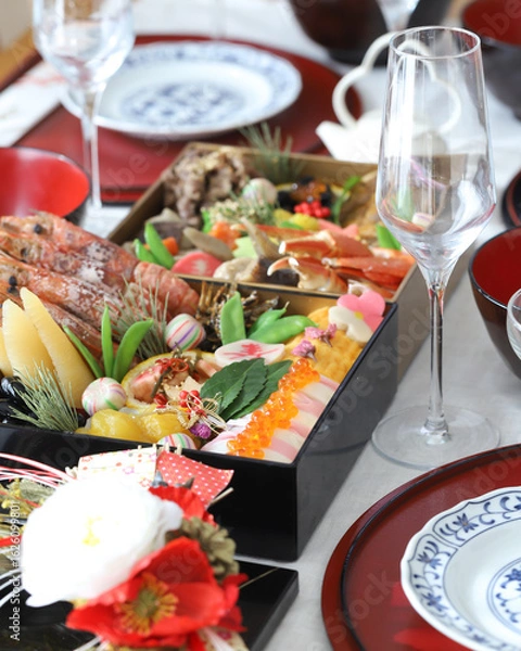 Fototapeta 手作りのおせち料理