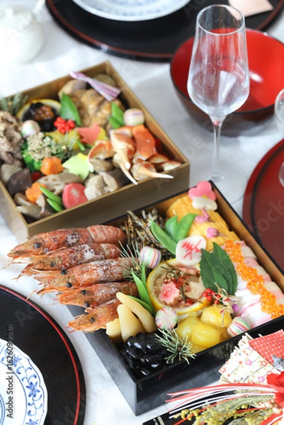 Fototapeta 手作りのおせち料理