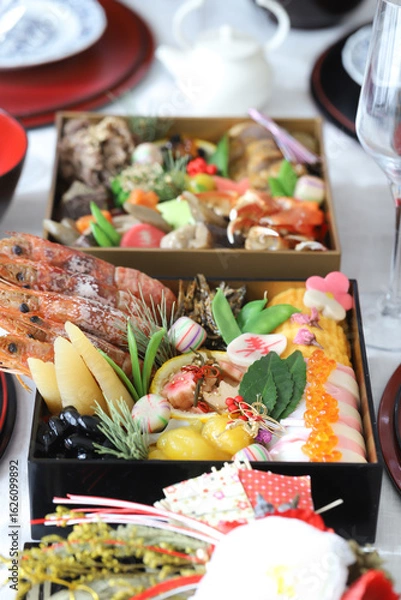 Obraz 手作りのおせち料理