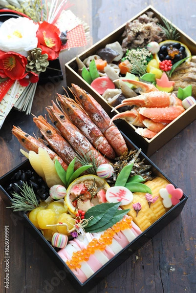 Fototapeta 手作りのおせち料理