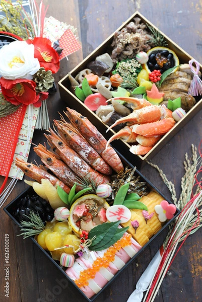 Fototapeta 手作りのおせち料理