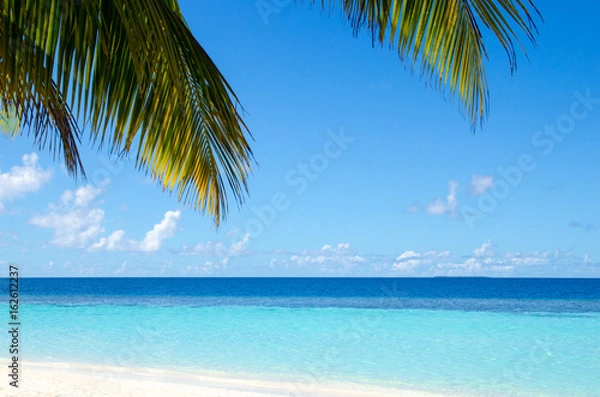Obraz Seascape of Indian ocean in Maldives