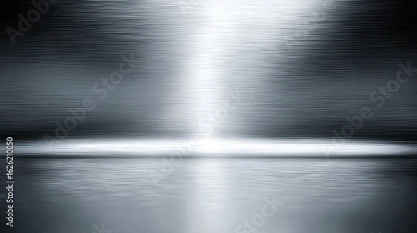 Obraz Metallic, brushed surface, light reflection