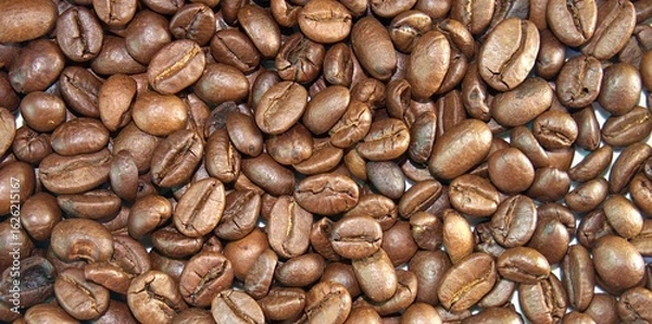 Obraz roasted coffee beans background