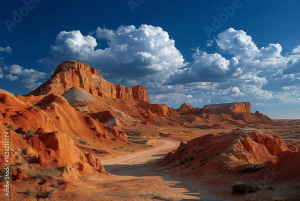 Obraz red rocks in the desert